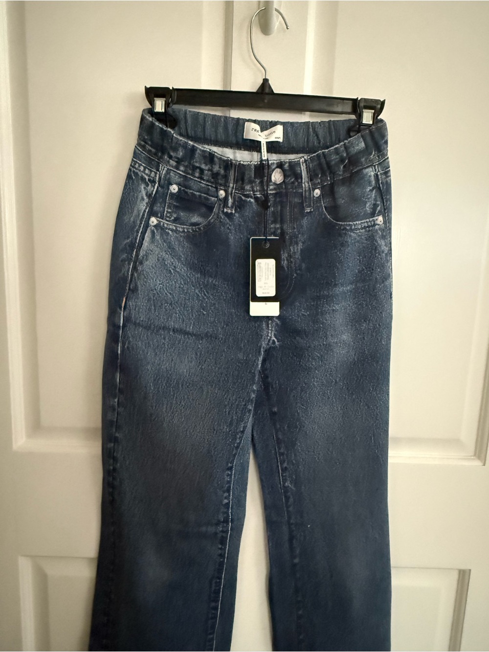rag & bone Dark Blue Flared Jeans